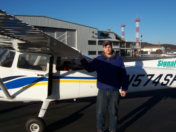 in front of cessna 172